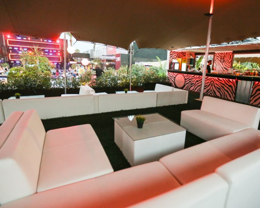 VIP Lounge & Green Room Setup